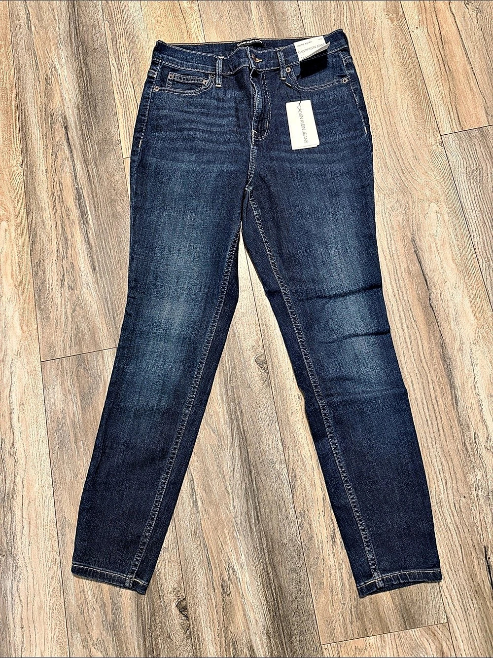 Calvin Klein Jeans High Rise Jegging Blue Waist 10/30 NWT